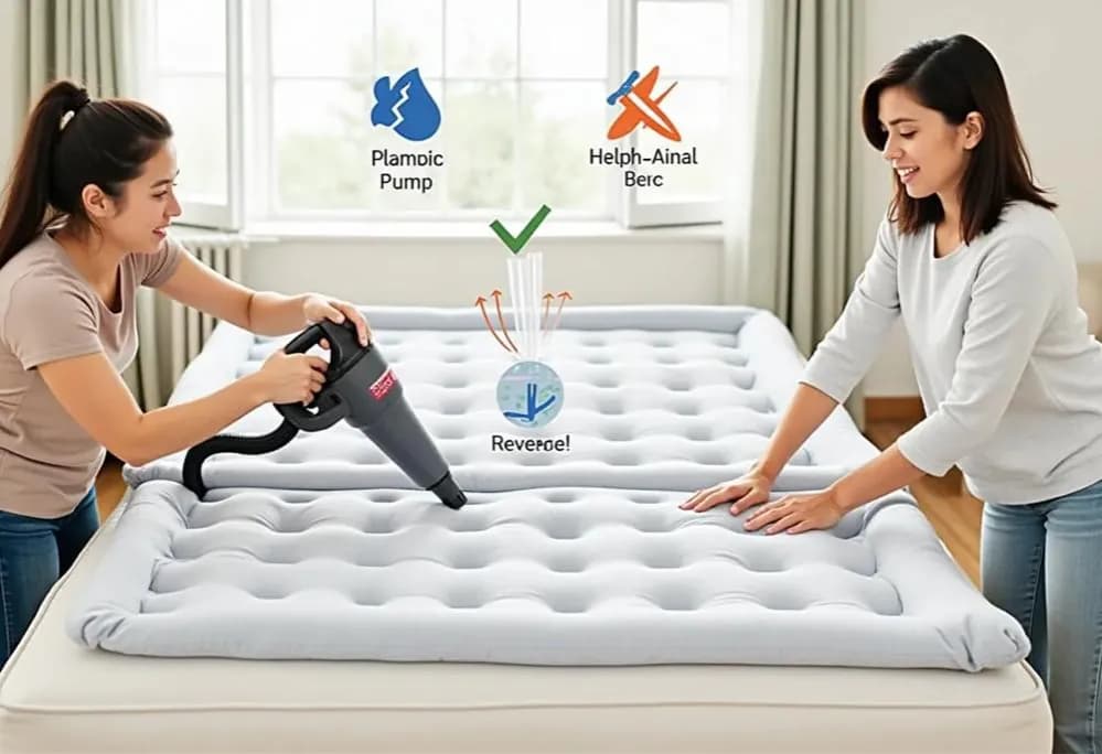 Jak nadmuchać materac bez pompki - skuteczne i łatwe metody