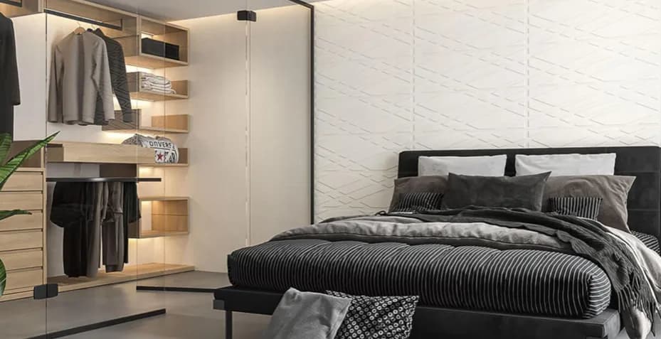 Jak wydzielić garderobę w sypialni i maksymalnie wykorzystać przestrzeń